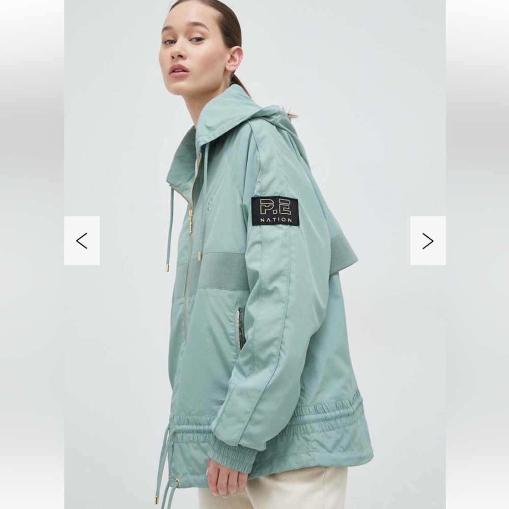 Man Down P.E Nation Jacket in Iceberg Green